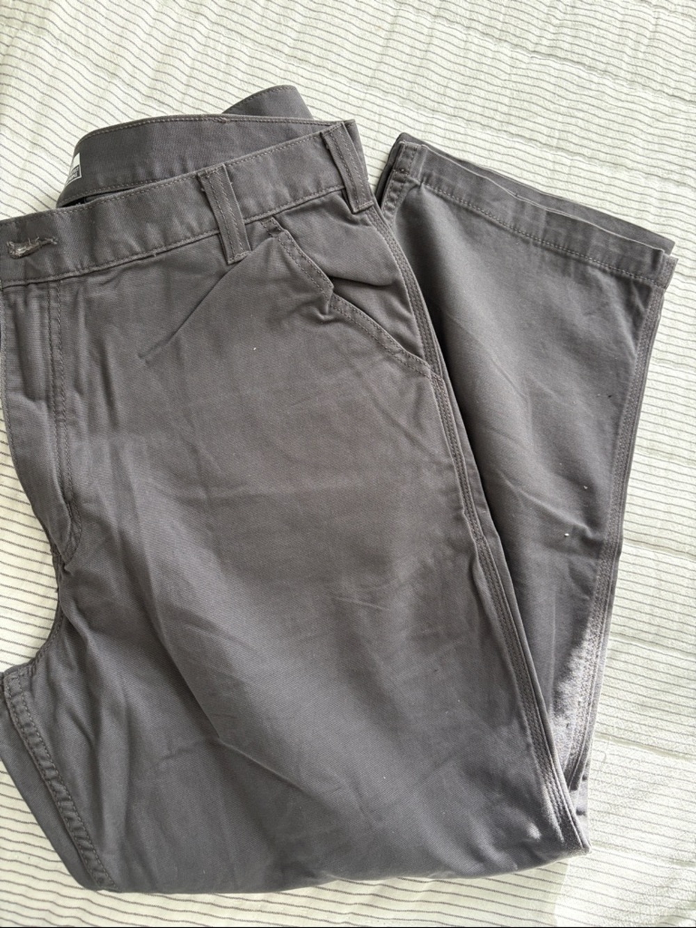 Carhartt Men's Gray relaxed fit Pants 40x30